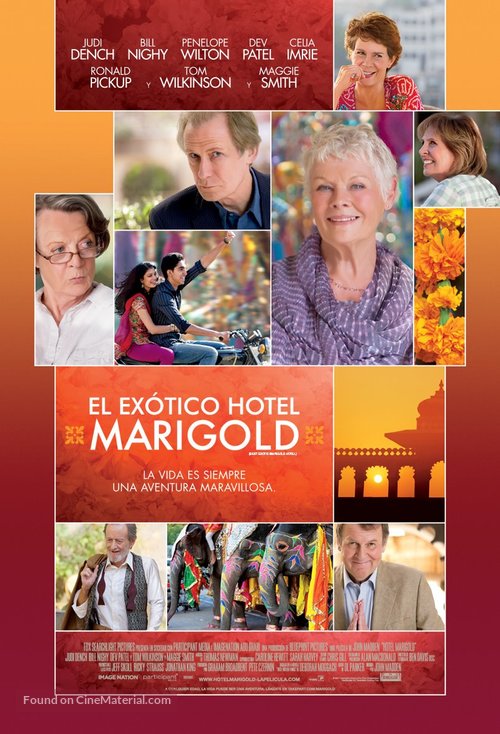 The Best Exotic Marigold Hotel - Argentinian Movie Poster