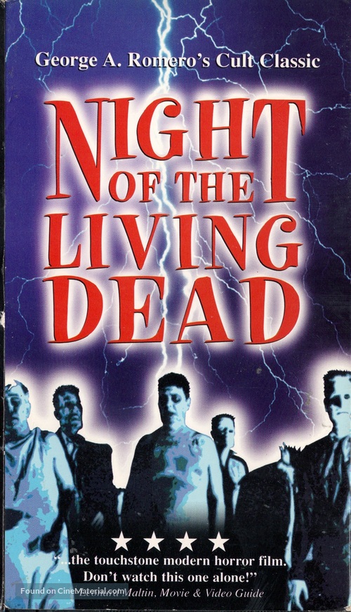 Night of the Living Dead - VHS movie cover