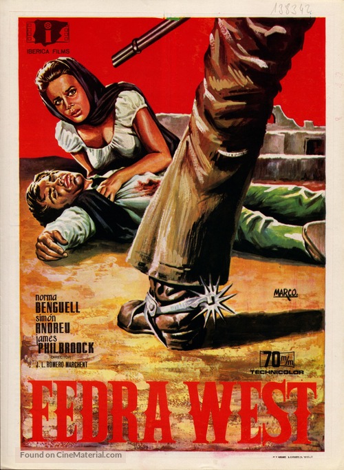 Fedra West - Spanish Movie Poster