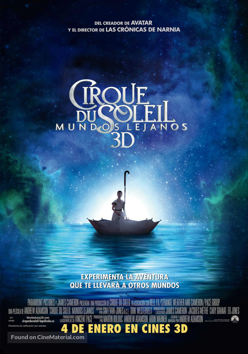 Cirque du Soleil: Worlds Away - Spanish Movie Poster