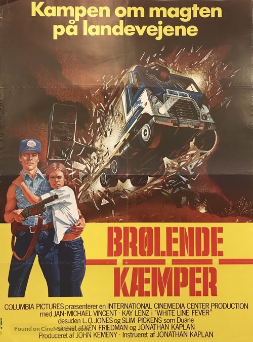 White Line Fever - Danish Movie Poster