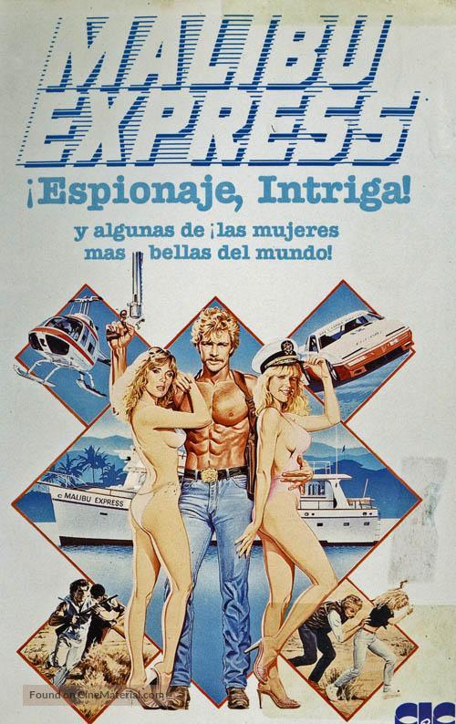 Malibu Express - Spanish VHS movie cover