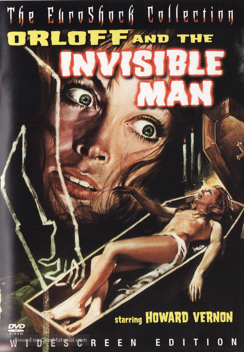 La vie amoureuse de l&#039;homme invisible - DVD movie cover