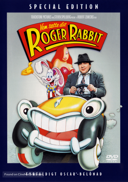 Who Framed Roger Rabbit - Swedish DVD movie cover