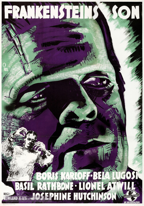 Son of Frankenstein - Swedish Movie Poster