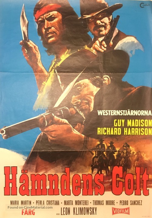 Reverendo Colt - Swedish Movie Poster