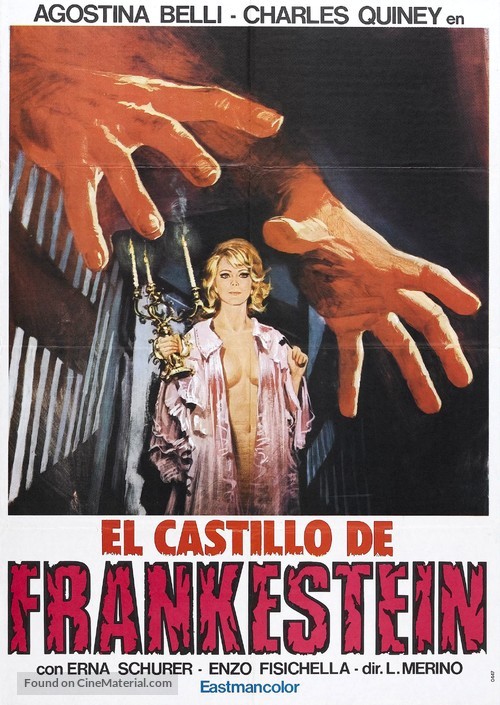 Il castello dalle porte di fuoco - Spanish Movie Poster