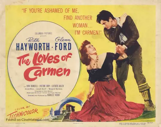 The Loves of Carmen - Movie Poster