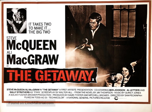 The Getaway - British Movie Poster