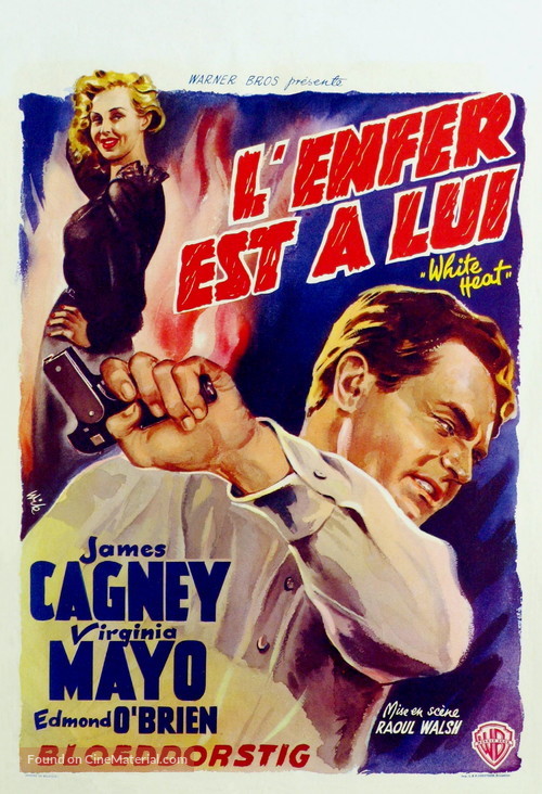 White Heat - Belgian Movie Poster