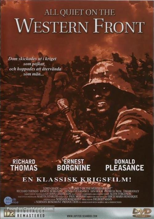 All Quiet on the Western Front - Swedish Movie Cover