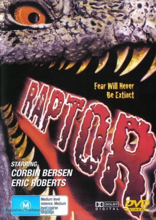 Raptor - Australian DVD movie cover