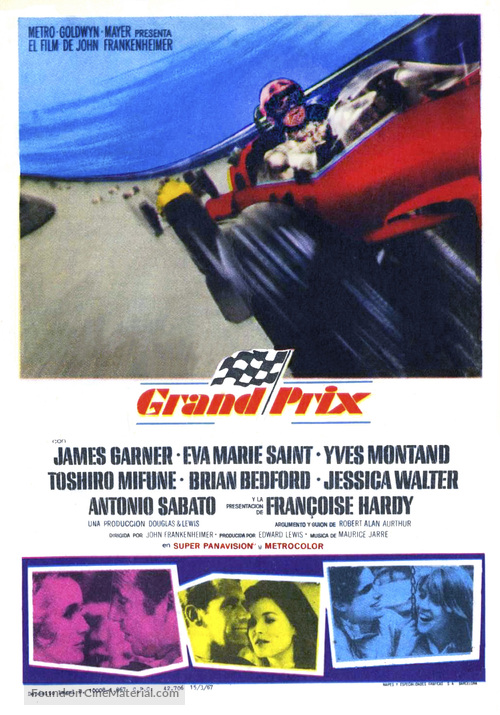 Grand Prix - Spanish Movie Poster
