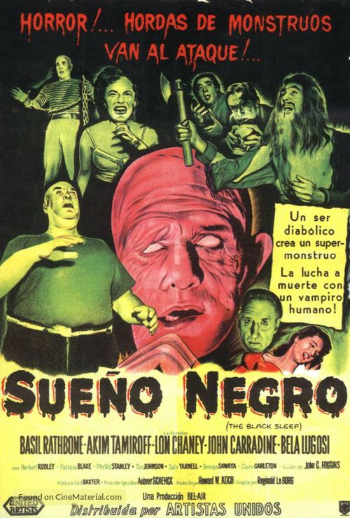 The Black Sleep - Spanish Movie Poster