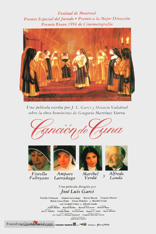 Canci&oacute;n de cuna - Spanish Movie Poster