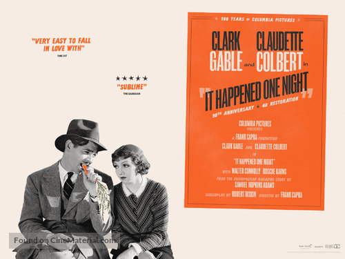 It Happened One Night - British Movie Poster