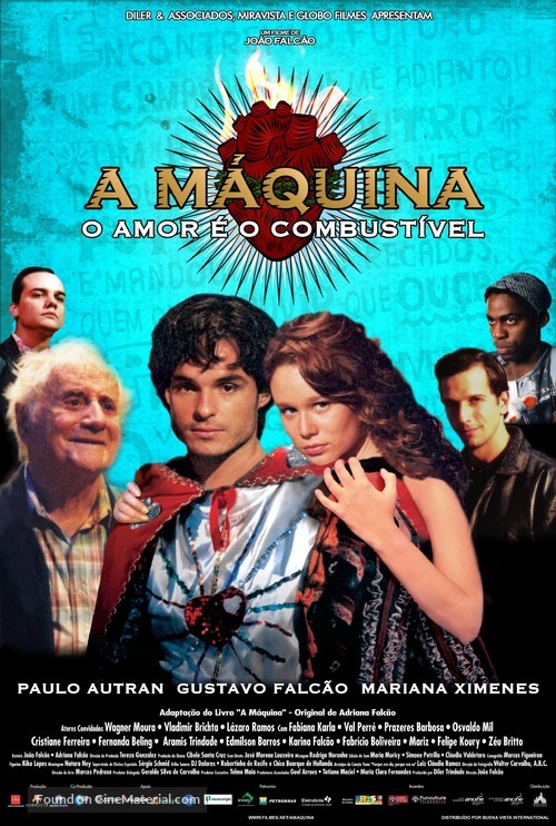 A M&aacute;quina - Brazilian Movie Poster