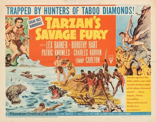 Tarzan&#039;s Savage Fury - Movie Poster
