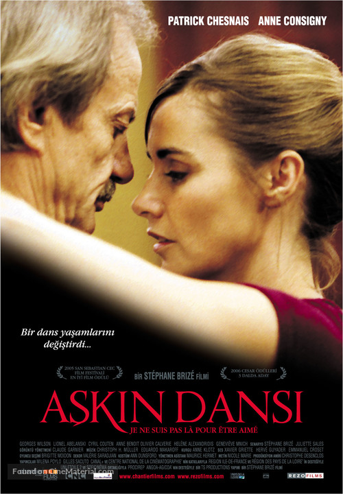 Je ne suis pas l&agrave; pour &ecirc;tre aim&eacute; - Turkish Movie Poster