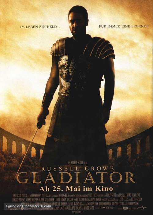 Gladiator - German Movie Poster