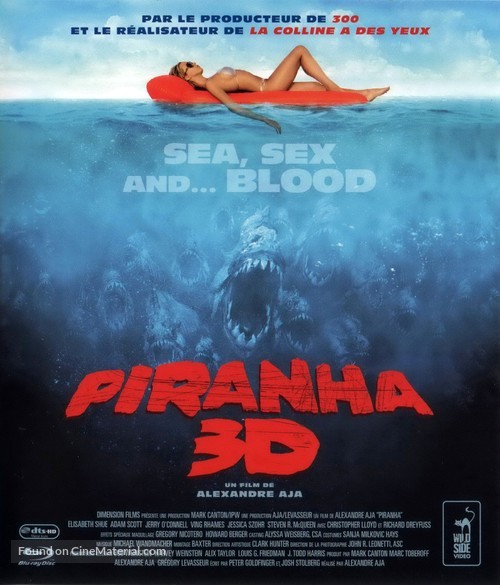 Piranha - French Blu-Ray movie cover