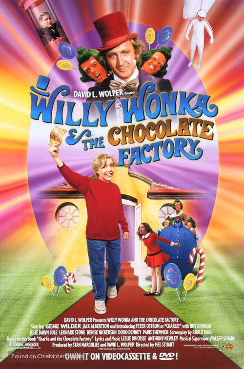 Willy Wonka &amp; the Chocolate Factory - Video release movie poster