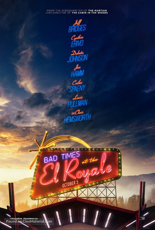 Bad Times at the El Royale - Teaser movie poster