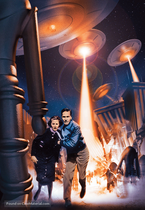 Earth vs. the Flying Saucers - Key art