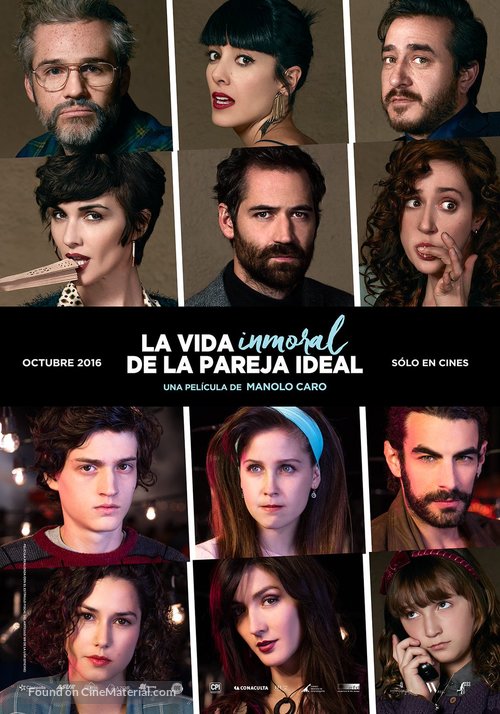 La vida inmoral de la pareja ideal - Mexican Movie Poster