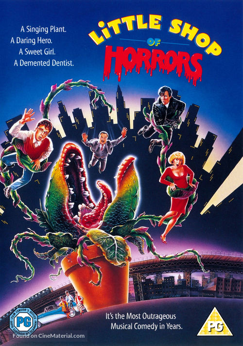 Little Shop of Horrors - British DVD movie cover