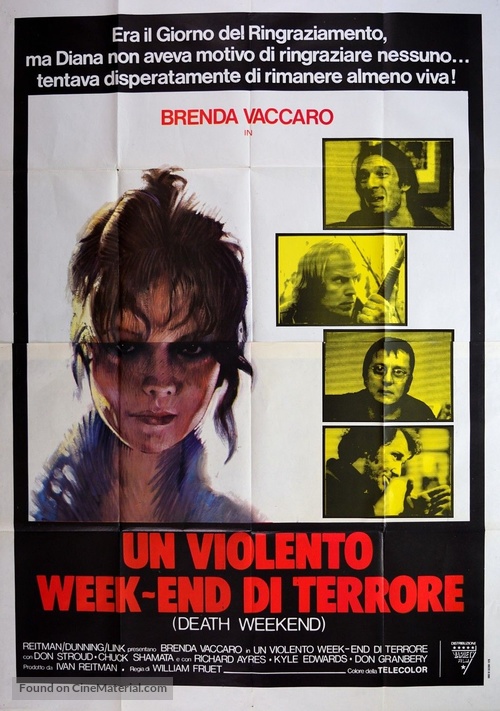 Death Weekend - Italian Movie Poster