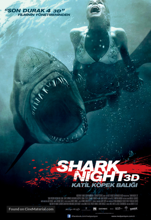 Shark Night 3D - Turkish Movie Poster
