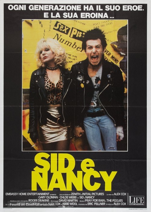Sid and Nancy - Italian Movie Poster