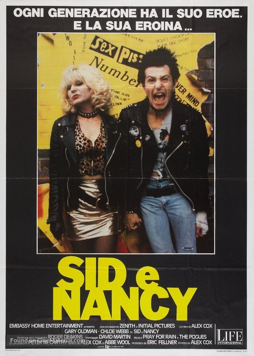 Sid and Nancy - Italian Movie Poster
