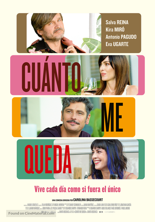 Cu&aacute;nto me queda - Spanish Movie Poster