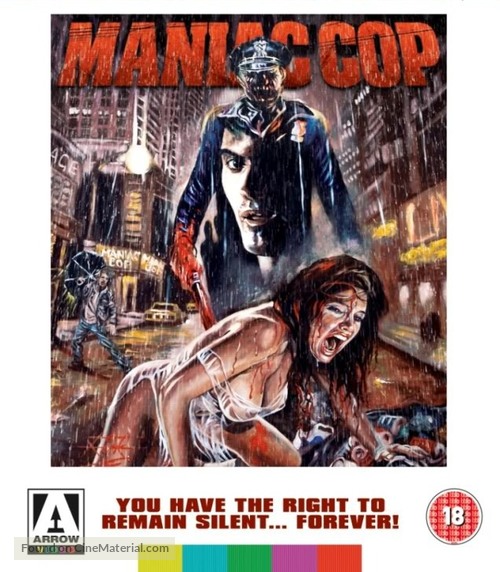 Maniac Cop - British Blu-Ray movie cover