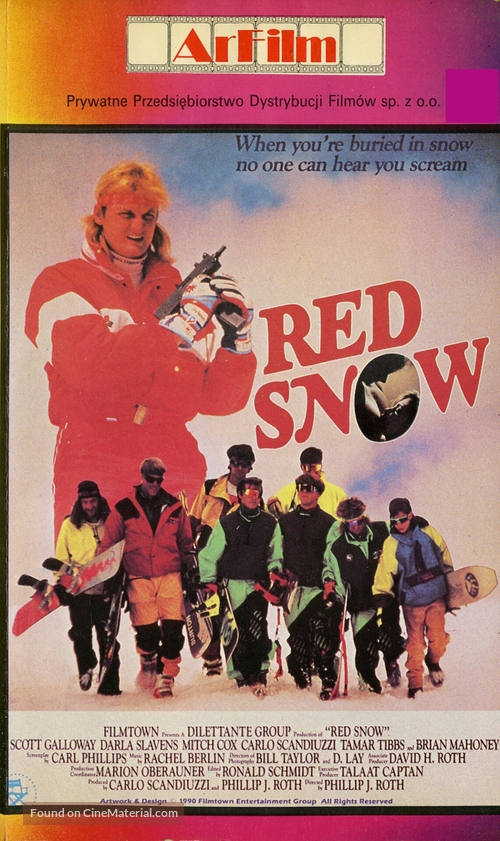 Red Snow - Polish VHS movie cover