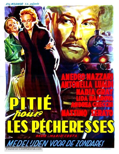 Piet&agrave; per chi cade - Belgian Movie Poster
