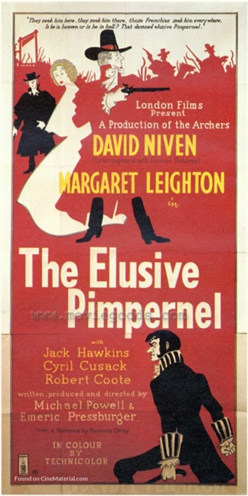 The Elusive Pimpernel - British Movie Poster