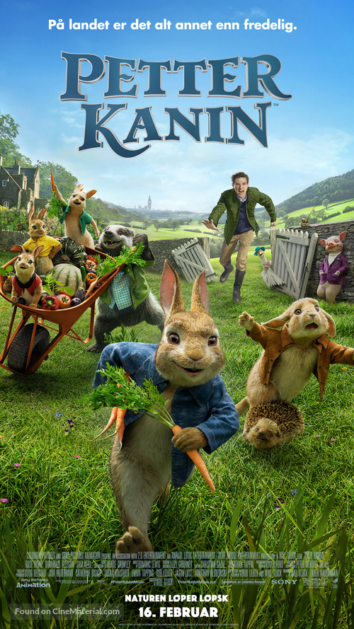 Peter Rabbit - Norwegian Movie Poster