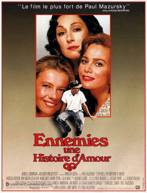 Enemies: A Love Story - French Movie Poster