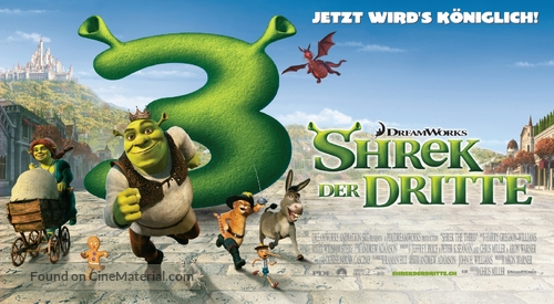 Shrek the Third - German Movie Poster