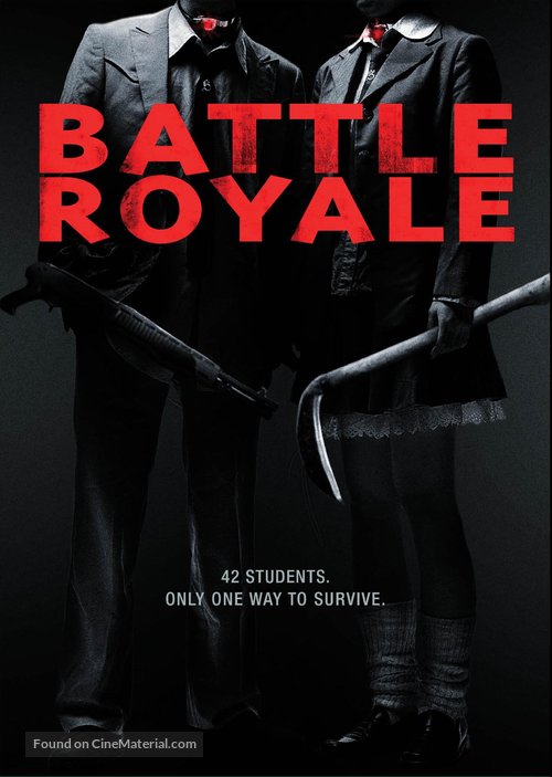Battle Royale - DVD movie cover