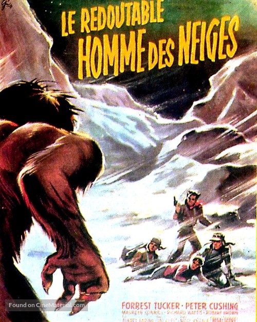 The Abominable Snowman - French Movie Poster