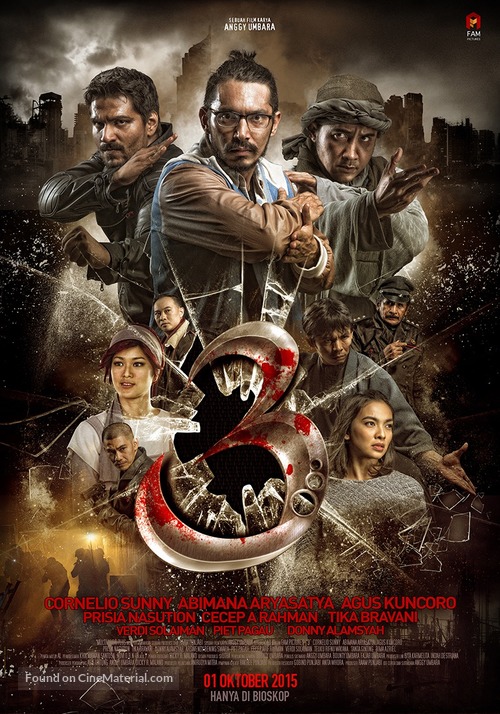 3: Alif, Lam, Mim - Indonesian Movie Poster