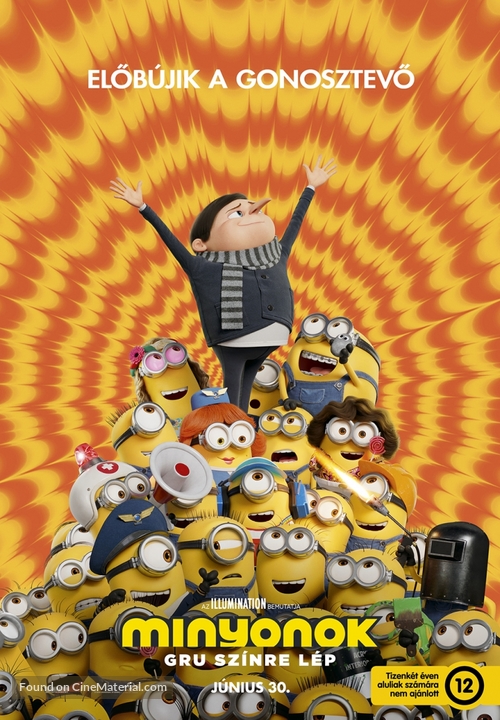 Minions: The Rise of Gru (2022) Hungarian movie poster