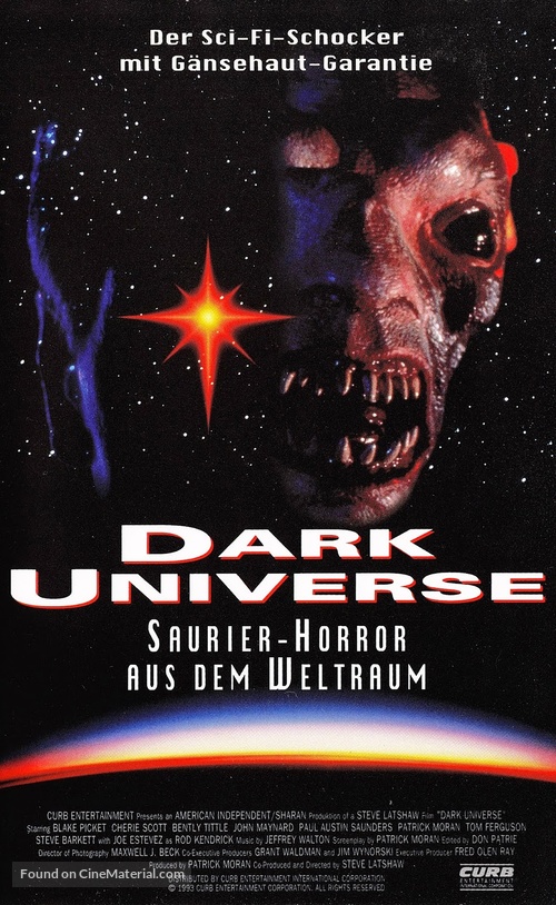 Dark Universe - German VHS movie cover