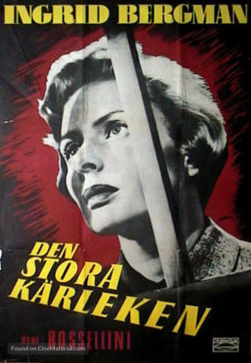 Europa &#039;51 - Swedish Movie Poster