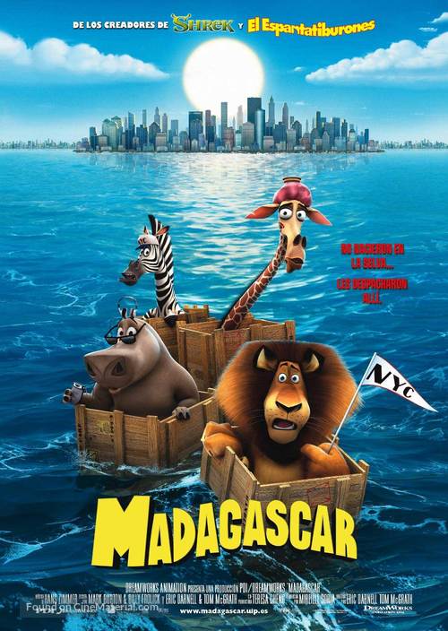 Madagascar - Spanish Movie Poster