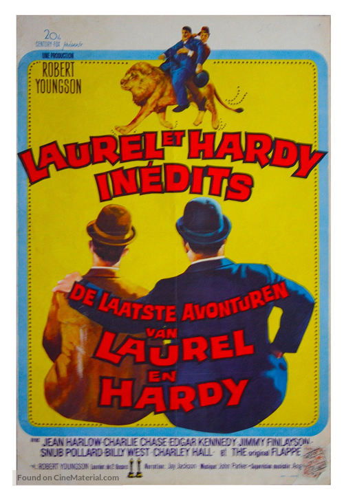 The Further Perils of Laurel and Hardy - Belgian Movie Poster